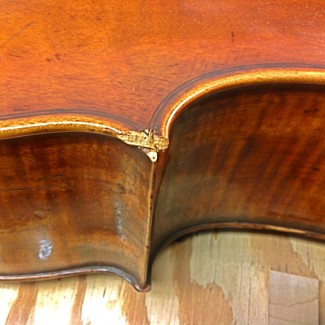 Violin Repair - BEFORE